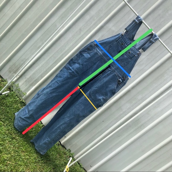 Vintage Harley Davidson overalls unisex S M L jean - Picture 2 of 8